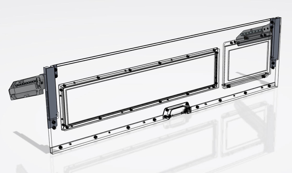 GALLEY LIFT UP DOOR MECHANISM